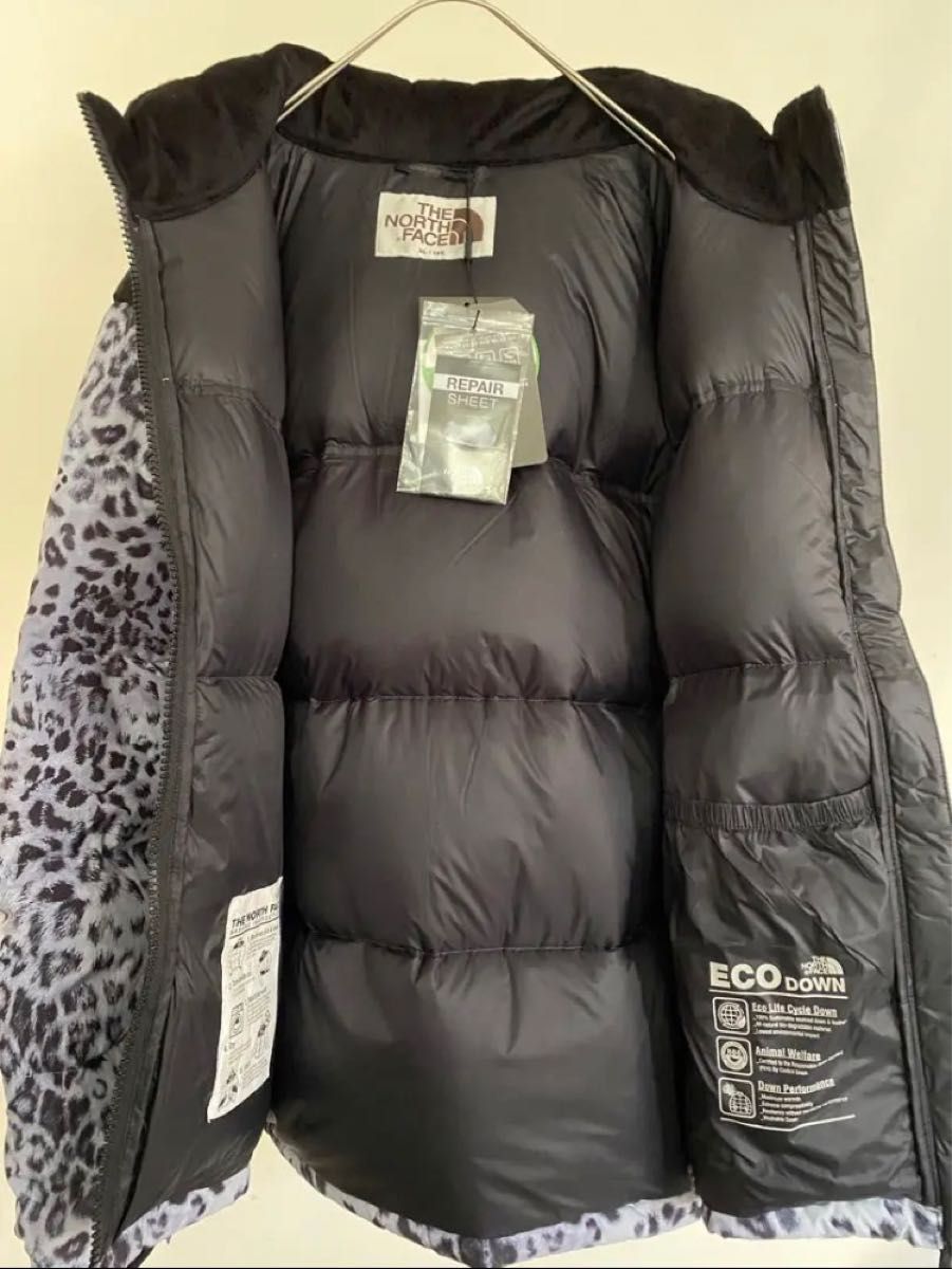THE NORTH FACE ダウンジャケット ヌプシ レオパード ヒョウ柄 THE NORTH FACE ダウンジャケット ヌプシ レオパード ヒョウ柄