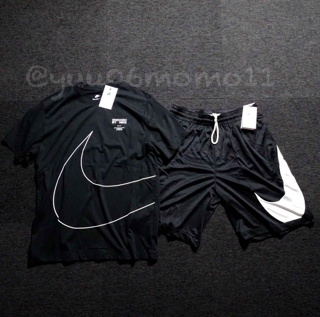 新品 正規品 サイズL NIKE ナイキ 上下セット 黒 ブラック 半袖 T