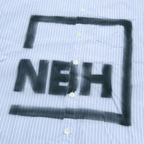 NEIGHBORHOOD Neighborhood 22AW NBHD SH LS.CO 222AQNH-SHM01 полоса рубашка длинный рукав голубой длинный рукав NBHD