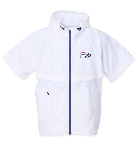 3363*4L( waist approximately 115~125. correspondence )/FilaGolf filler Golf / rainwear - top and bottom / navy blue × white 