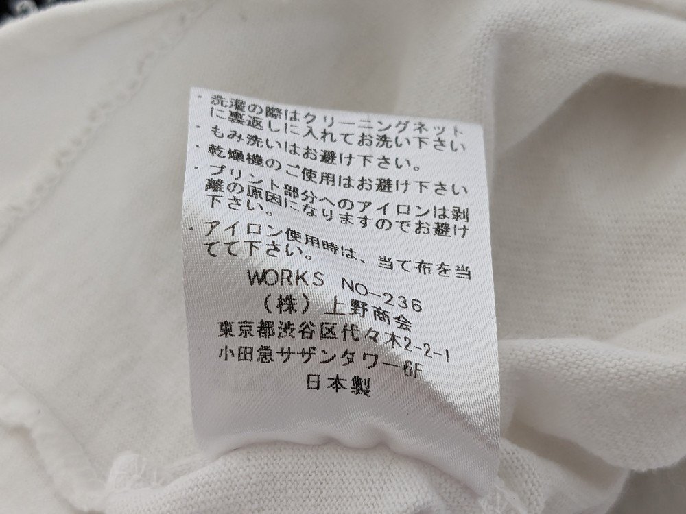 schott ショット ロゴプリントTシャツ 半袖Tシャツ USA生地 日本製 サイズ：M カラー：ホワイト_画像6