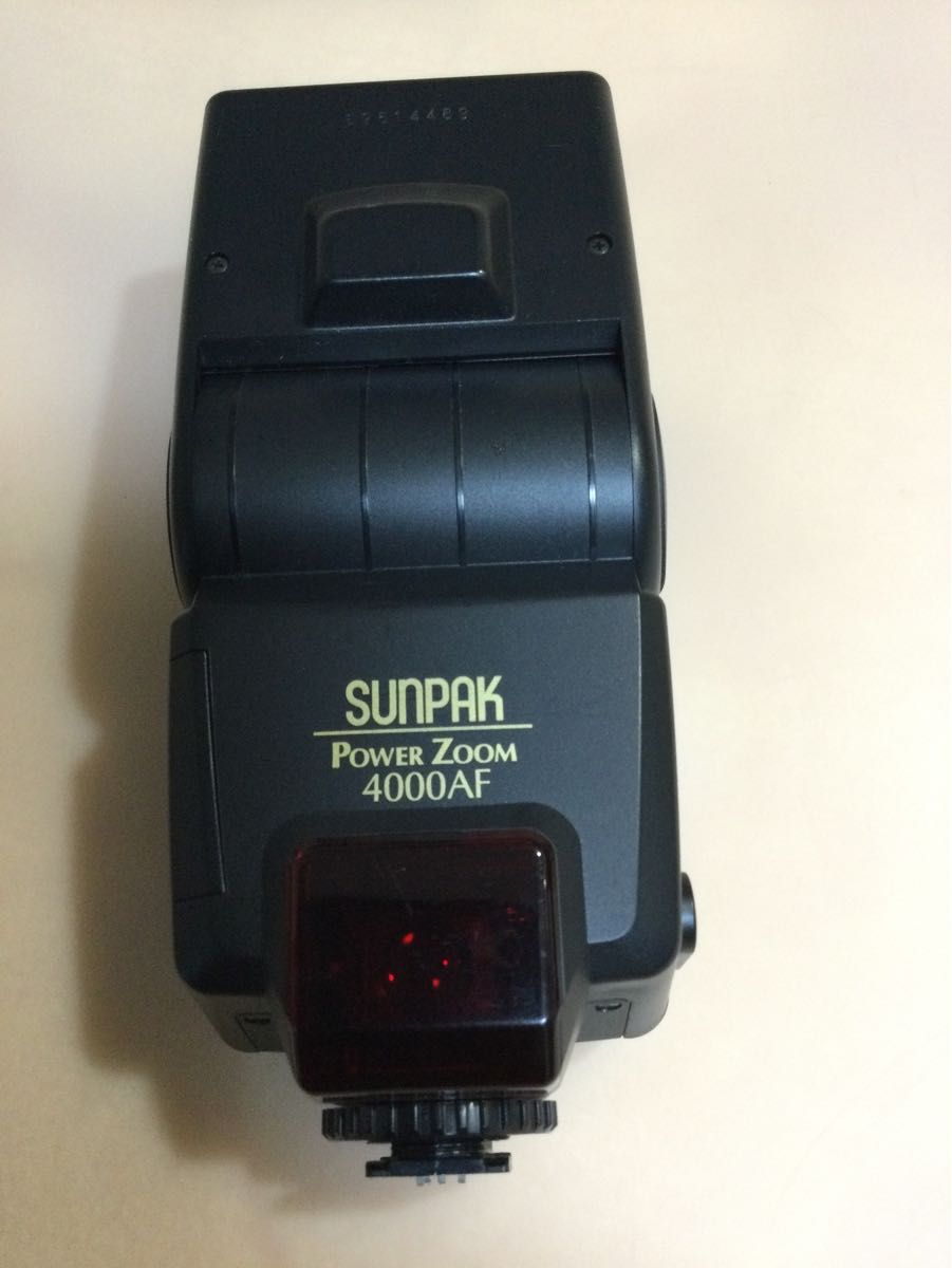 遊び心でフラッシュ撮影　 ニコン 対応フイルム一眼レフカメラ対応 SUNPAK PowerZoom 4000AF 