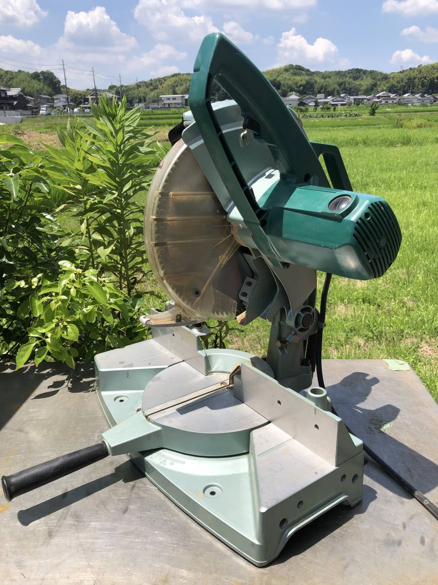 動作品 N-3154 HITACHI 日立 C12FA 305㎜ ブレーキ付き 卓上マルノコ