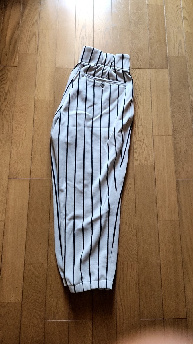  Hanshin Tigers 16 hill rice field . cloth player 1990 year actual use with autograph visitor uniform top and bottom 