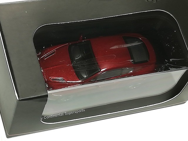 【新品】京商 ★1/64 Bentley Continental Supersports Red metallic★ベントレー コンチネンタル スーパースポーツ ミニカー ダイキャスト_画像5