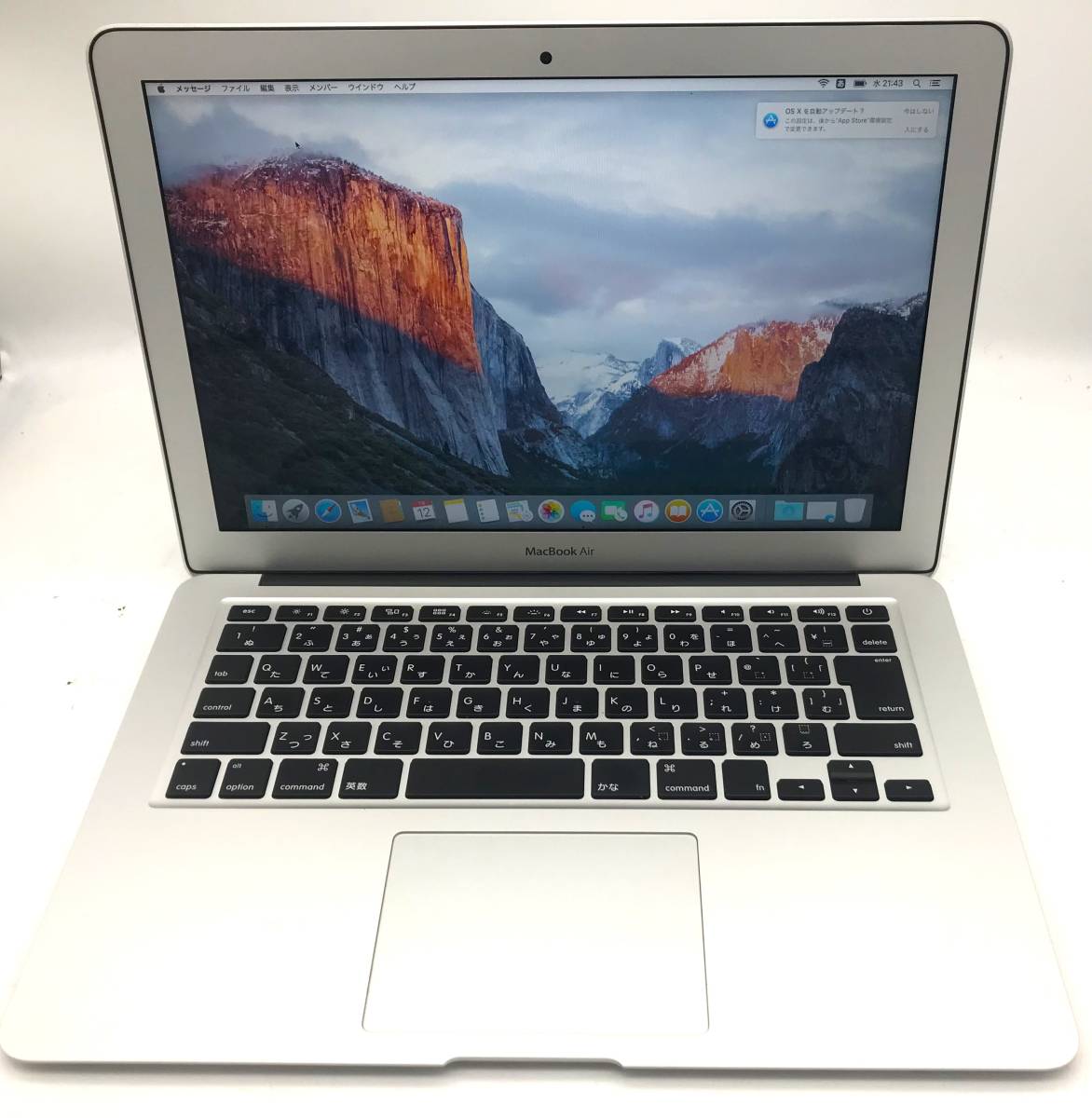 即発送可能】 【難あり】MacBook Air SSD 128GB / 4GB / 1.6GHz i5