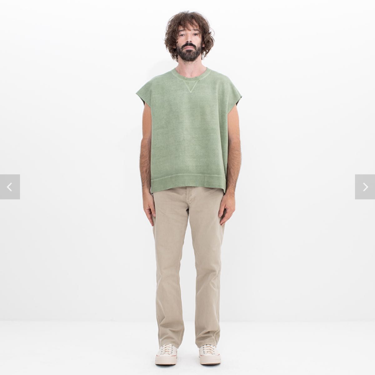 新品 visvim MONDO SWEAT S/L (U.D.) サイズ3 23ss LT.GREEN 0123105010013
