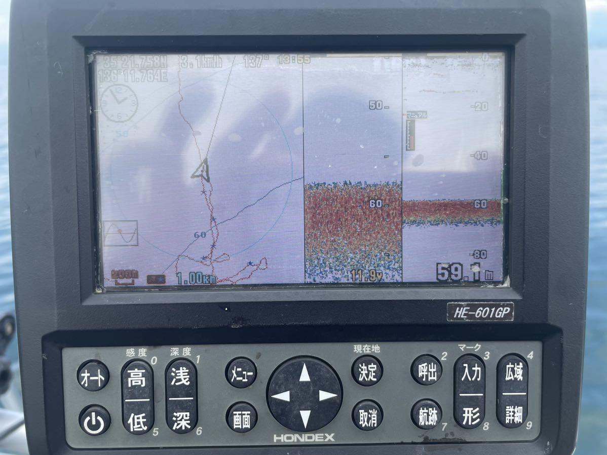HONDEX ホンデックス 魚群探知機 ホンデックスGPS魚探 HE-601GP HONDEX ホンデックス 魚群探知機 ホンデックスGPS魚探 HE-601GP