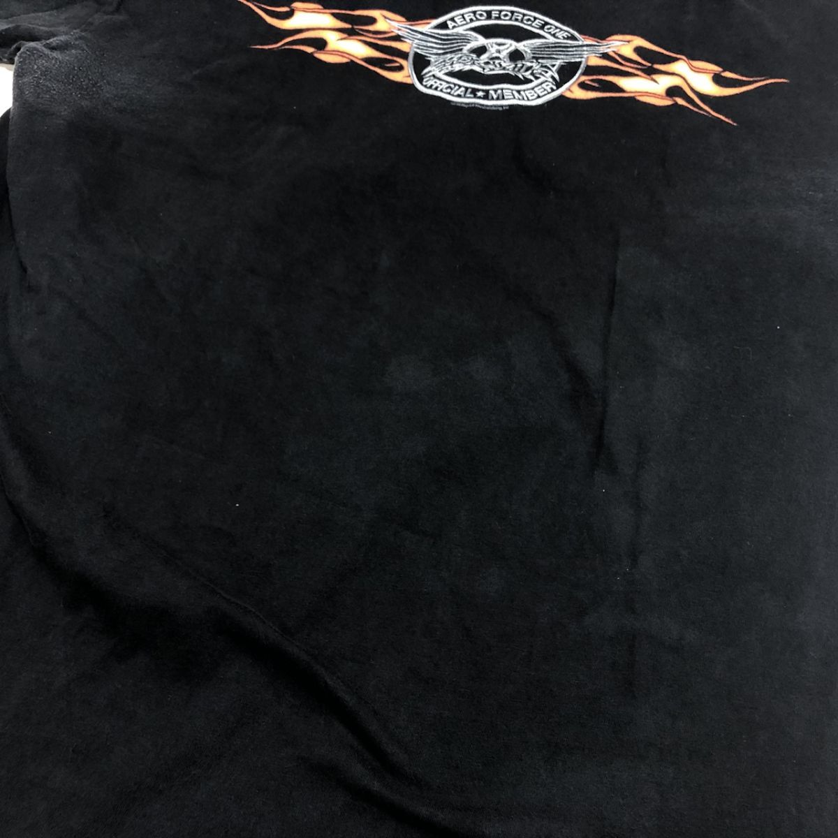 Aerosmith エアロスミス Tシャツ ファンクラブサイト AERO FORCE ONE ブラック XL 古着 ロック バンド ビンテージ[Q6505]_画像8
