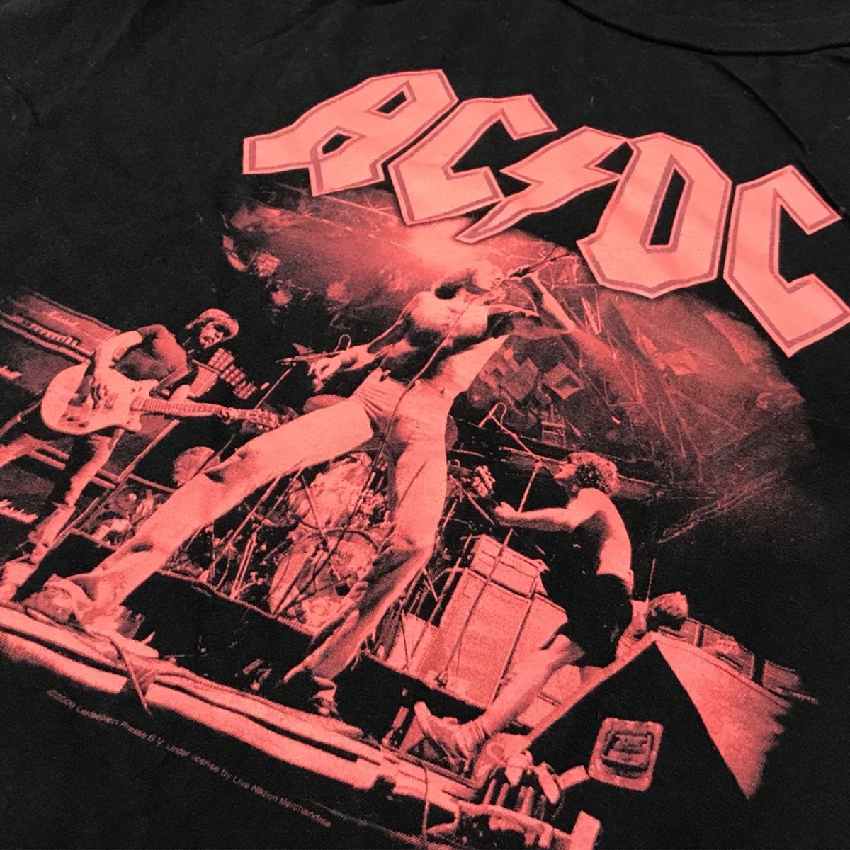 TULTEX AC/DC エーシーディーシー メンバー プリント レッド Tシャツ ブラック XXL 2009 半袖 海外 ロック バンド [N3611]の画像7