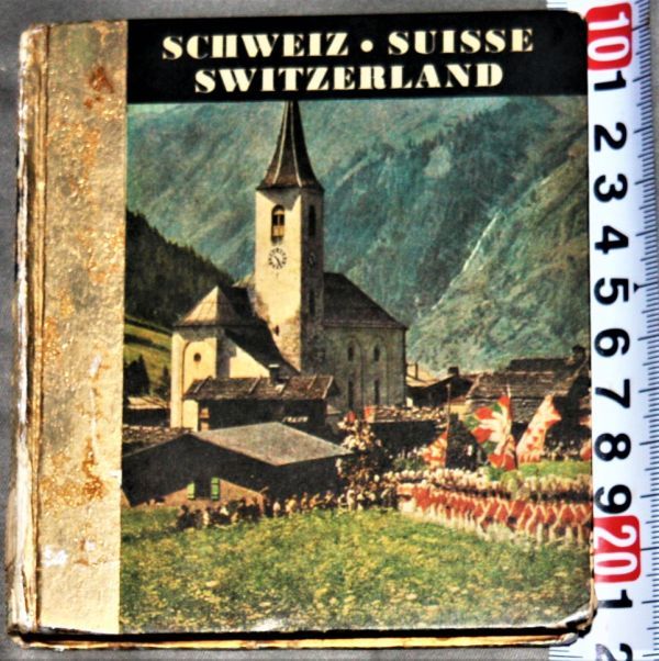 y2503☆シュヴァイツ・スイス　schweiz suisse　Switzerland　洋書　古いガイドブック　観光 案内　スイス_画像1