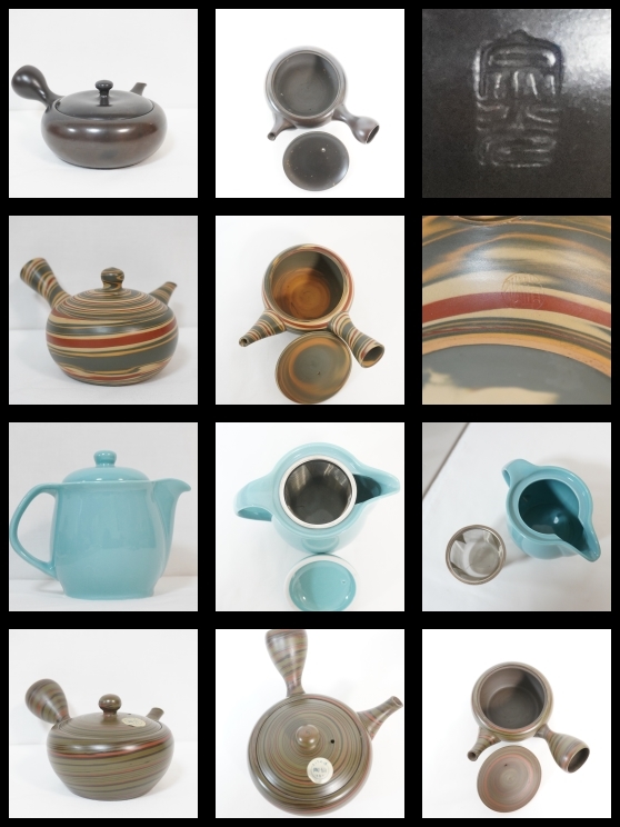 【A7293】 急須 他 在銘有り含む 41点 まとめて 煎茶道具 茶道具 /常滑焼/清秀/志生窯/昭龍/他 3