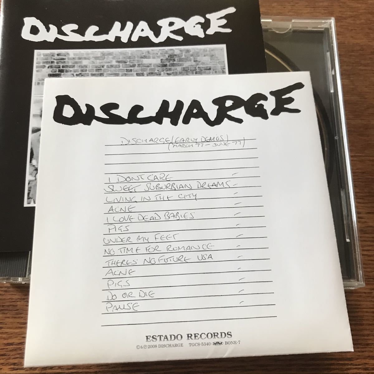 【CD】DISCHARGE ディスチャージ　1977デモ　EARLY DEMO'S march -june1977_画像5