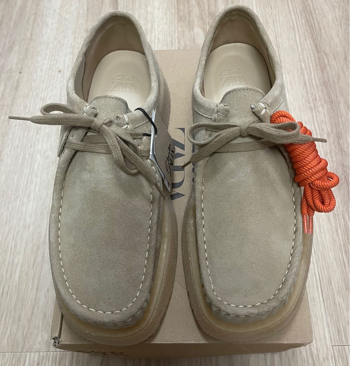 新品 Zara Clarks コラボ レザーシューズ ワラビー｜Yahoo!フリマ（旧