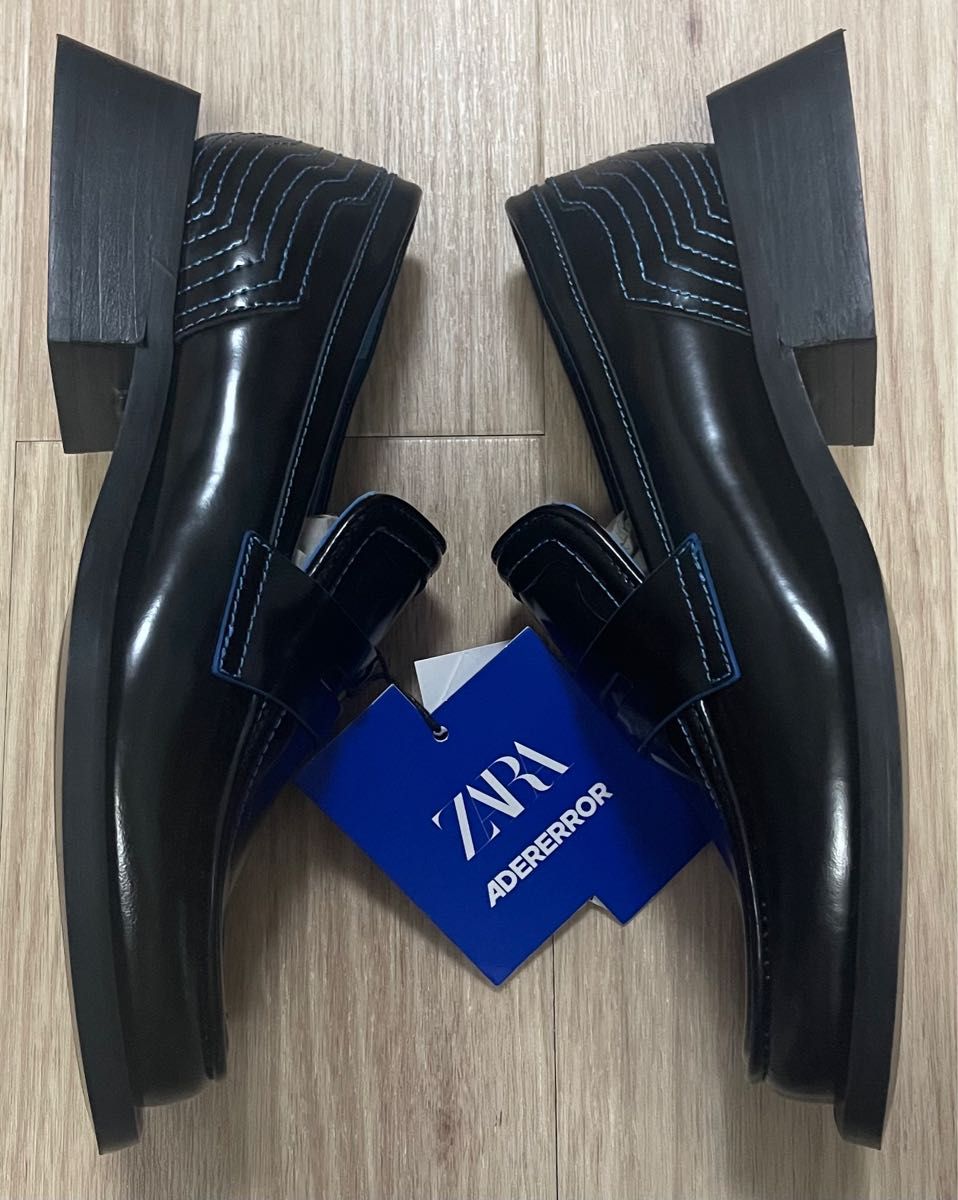 新品 ADERERROR × ZARA レザー ローファー ader 23 4|Yahoo 新品 ADERERROR × ZARA レザー ローファー ader 23 4|Yahoo