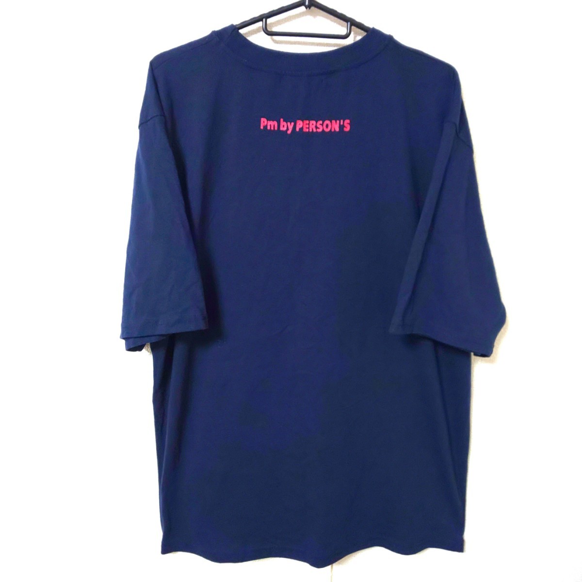 PmbyPERSON'S 4L 半袖 Tシャツ 3XL 大きいサイズ ネイビー 半袖Tシャツ ビッグサイズ 古着 トップス_画像2
