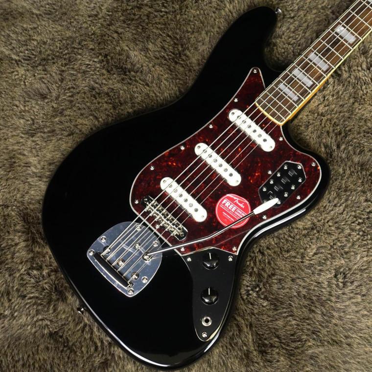 Squier by Fender Classic Vibe Bass VI Black_画像1