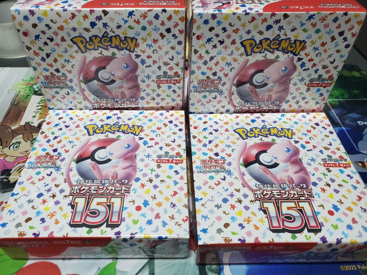 ポケモンカード151 新品未開封 4BOX シュリンク付き｜Yahoo!フリマ（旧