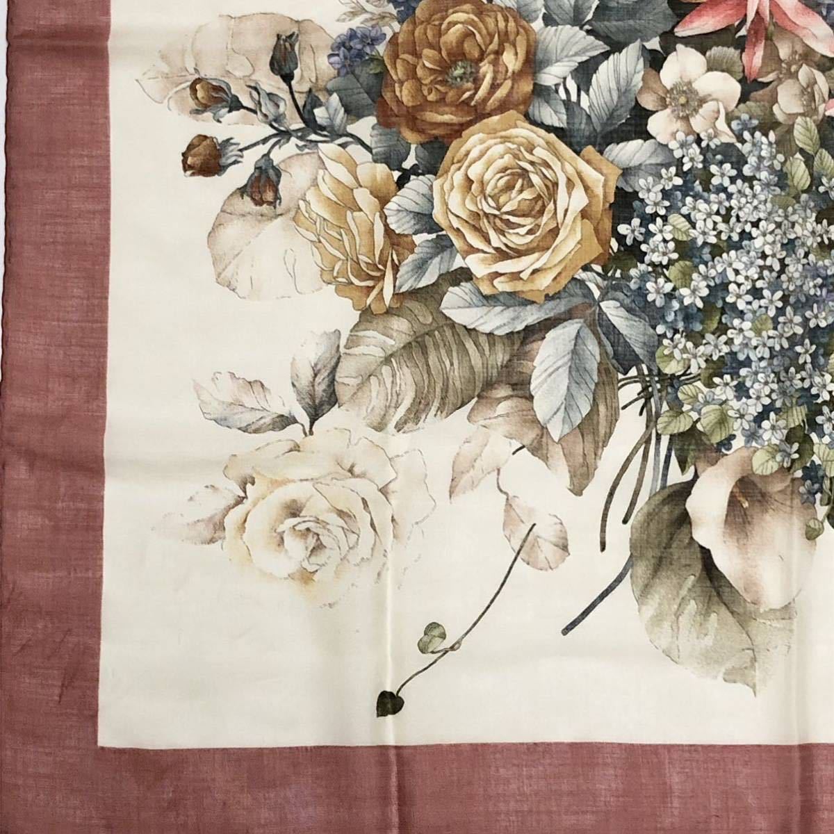 美品 希少カシミヤ GUCCI グッチ 大判スカーフ 花柄 フローラルブーケ