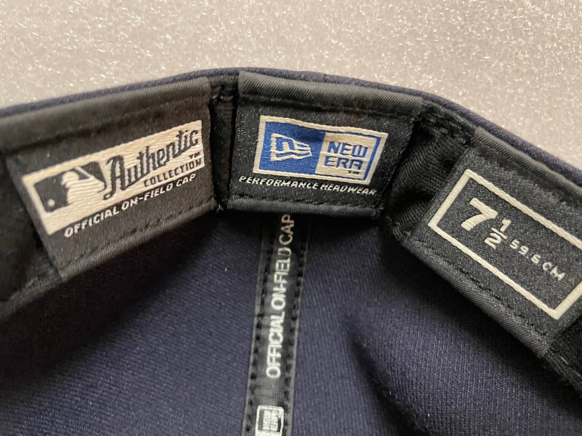 希少 ビンテージ プロモデル new york yankees ニューヨーク　ヤンキース Made in USA アメリカ製 new era ニューエラ_画像4