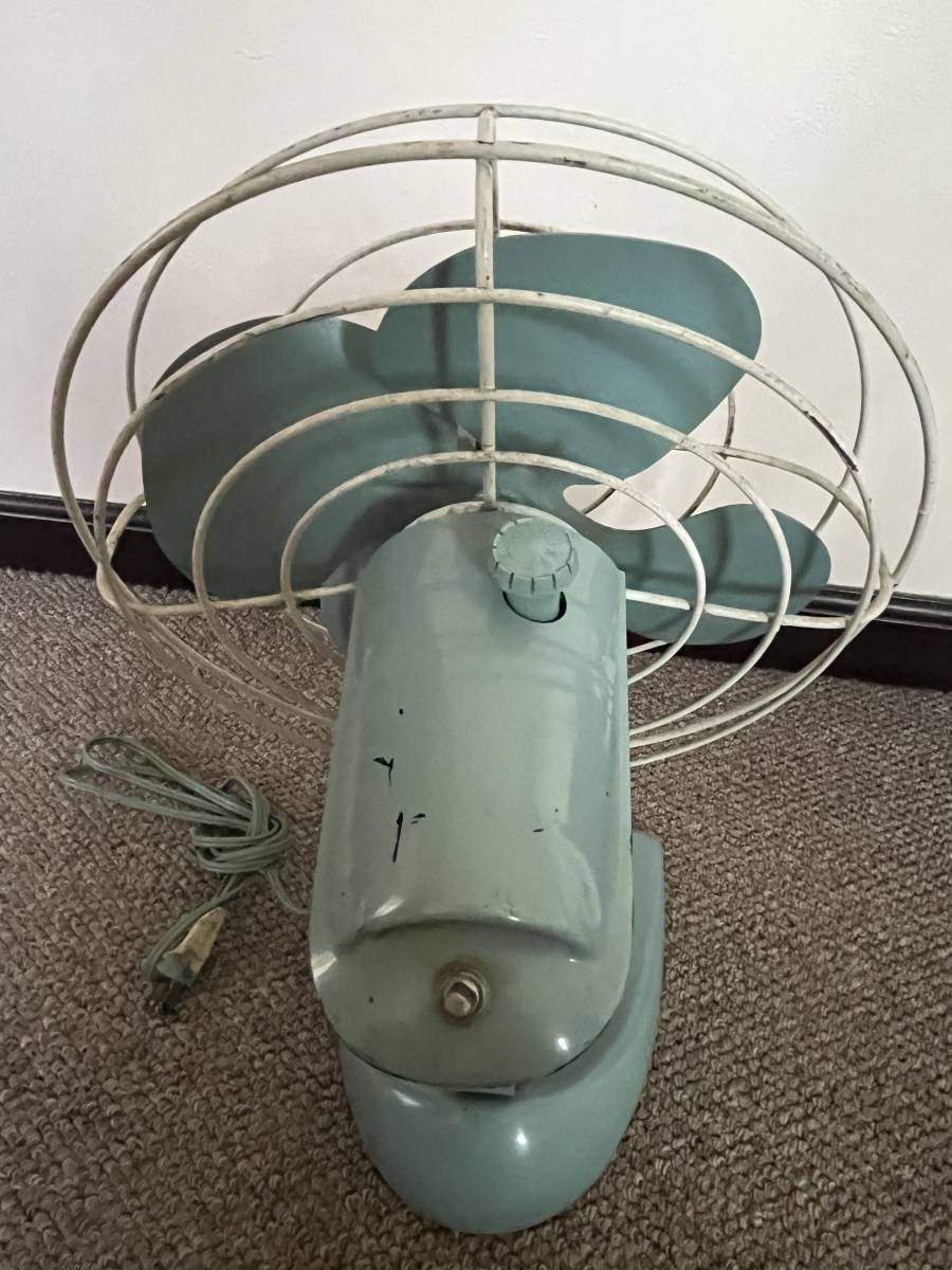 GE America Vintage antique electric fan yawing America made ornament jenelaru electric ejison