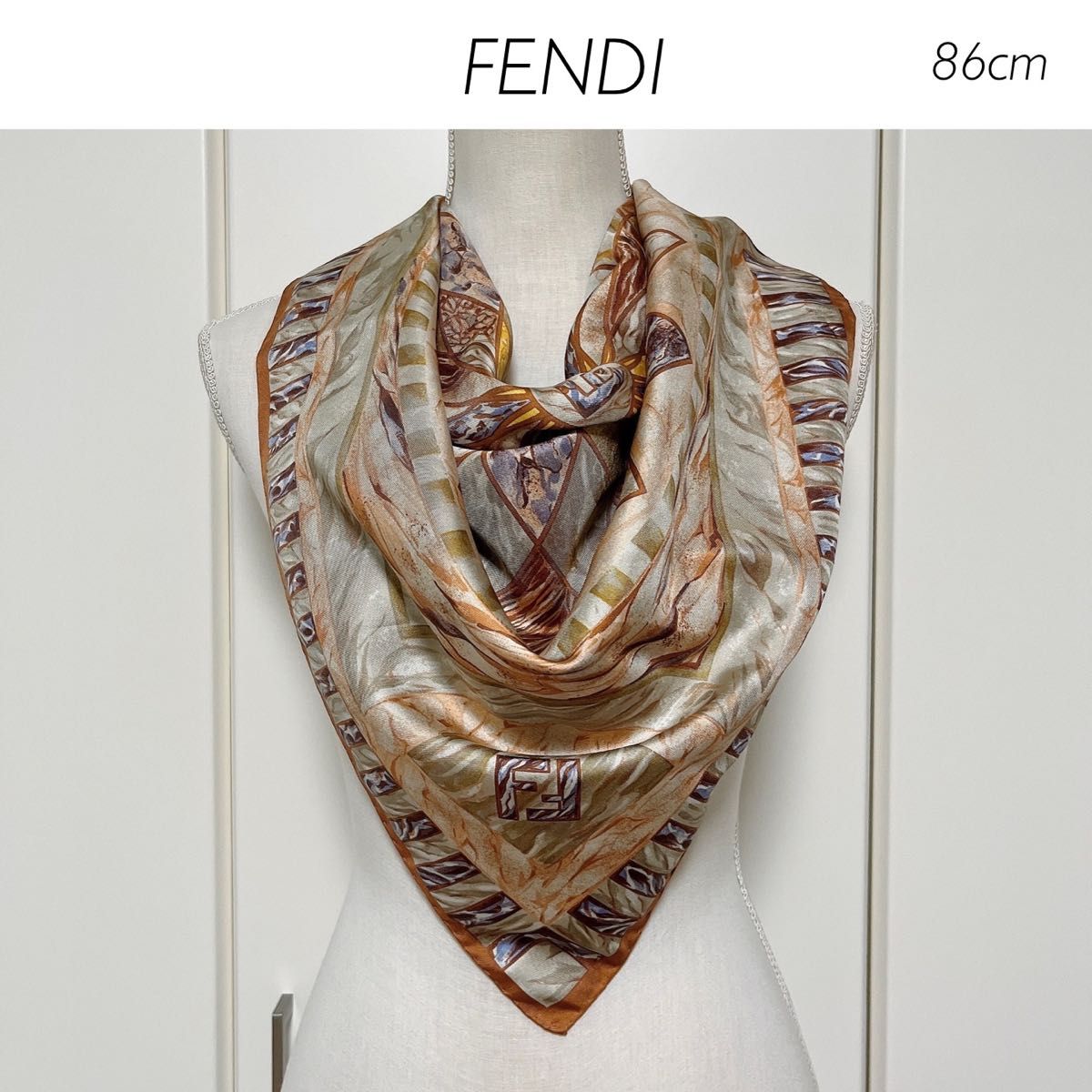 【査定済】FENDI 総柄　シルクスカーフ Yahoo!フリマ（旧）