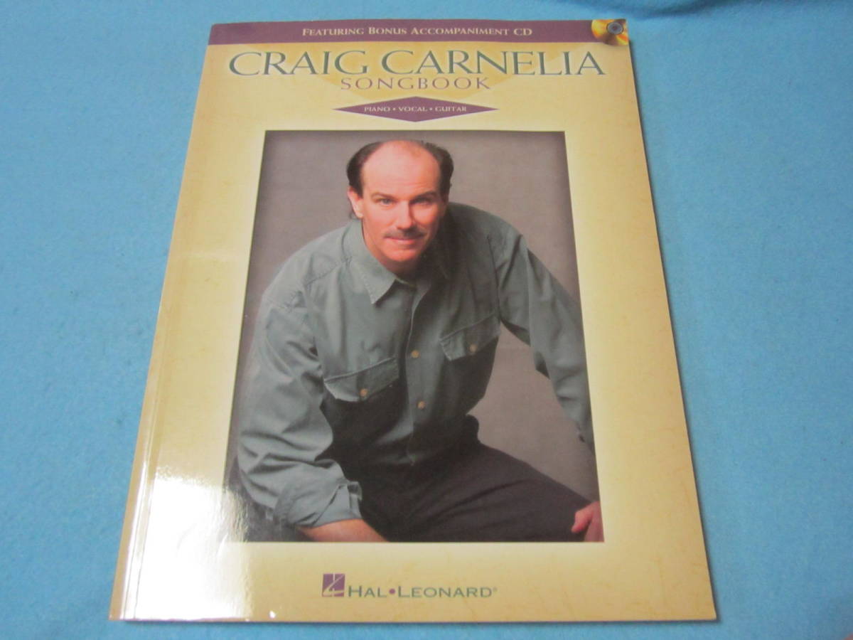 輸入ピアノ　ヴォーカル　ギター用楽譜　Craig Carnelia Songbook　CD付き　 クレイグ・カルネリア　_画像1