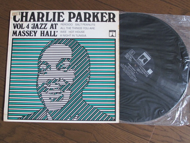 希少 レア 60'S チャーリー・パーカー CHARLIE PARKER VOL.4 ’JAZZ AT MASSEY HALL' アナログ　LPレコード 当時モノ 英国製_画像1