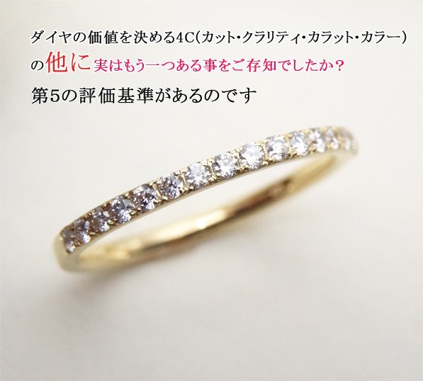 K18 18金 指輪 レディース ハーフエタニティ 天然 ダイヤモンド リング ゴールド ホワイト ピンク 結婚指輪_画像2