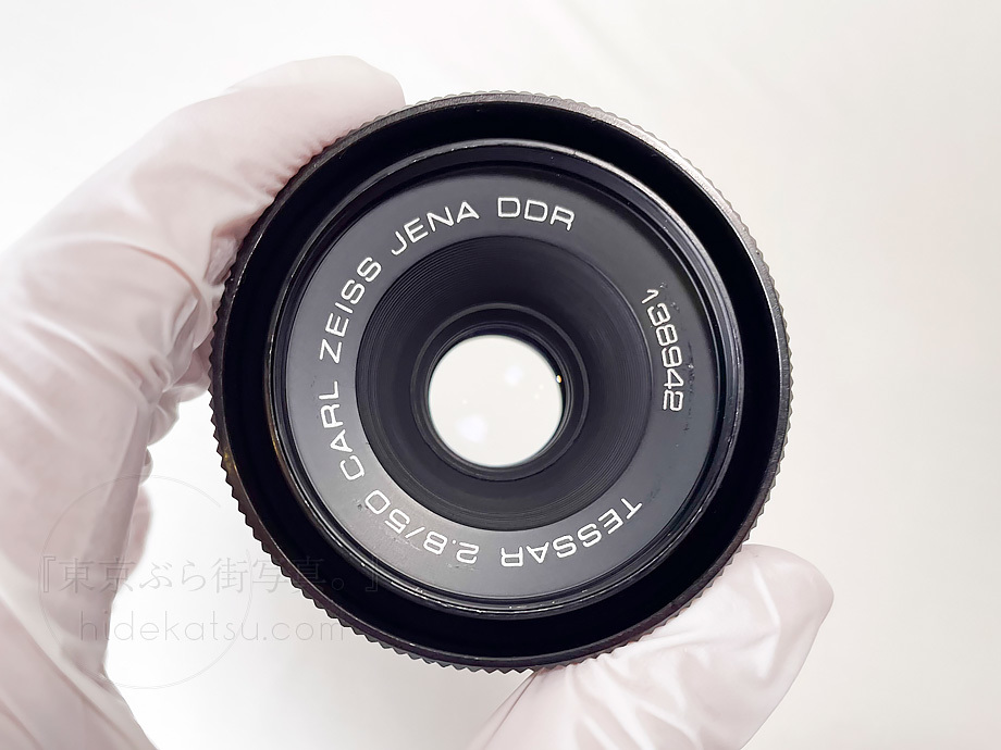 鷹の目のテッサー50mm 黒鏡筒【分解清掃・撮影チェック済み】Carl Zeiss Jena / Tessar 50mm F2.8 M42 _21t_画像7