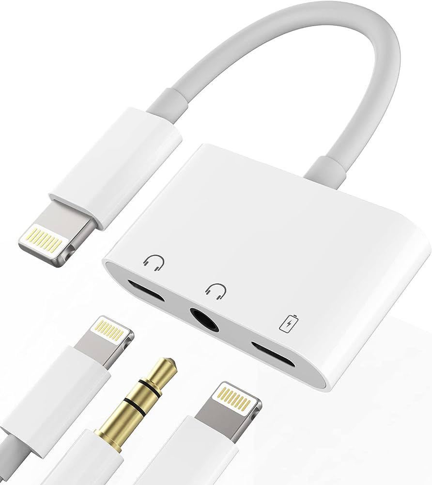 230p07 iPhone変換アダプタアイフォンライトニングイヤホン3.5mmイヤフォンじゃっくLightning充電ジャック分岐スプリッター(3 in 1) JChere雅虎拍卖代购 iPhone イヤホン 変換 機 アダプタ アイフォン ライトニング Apple