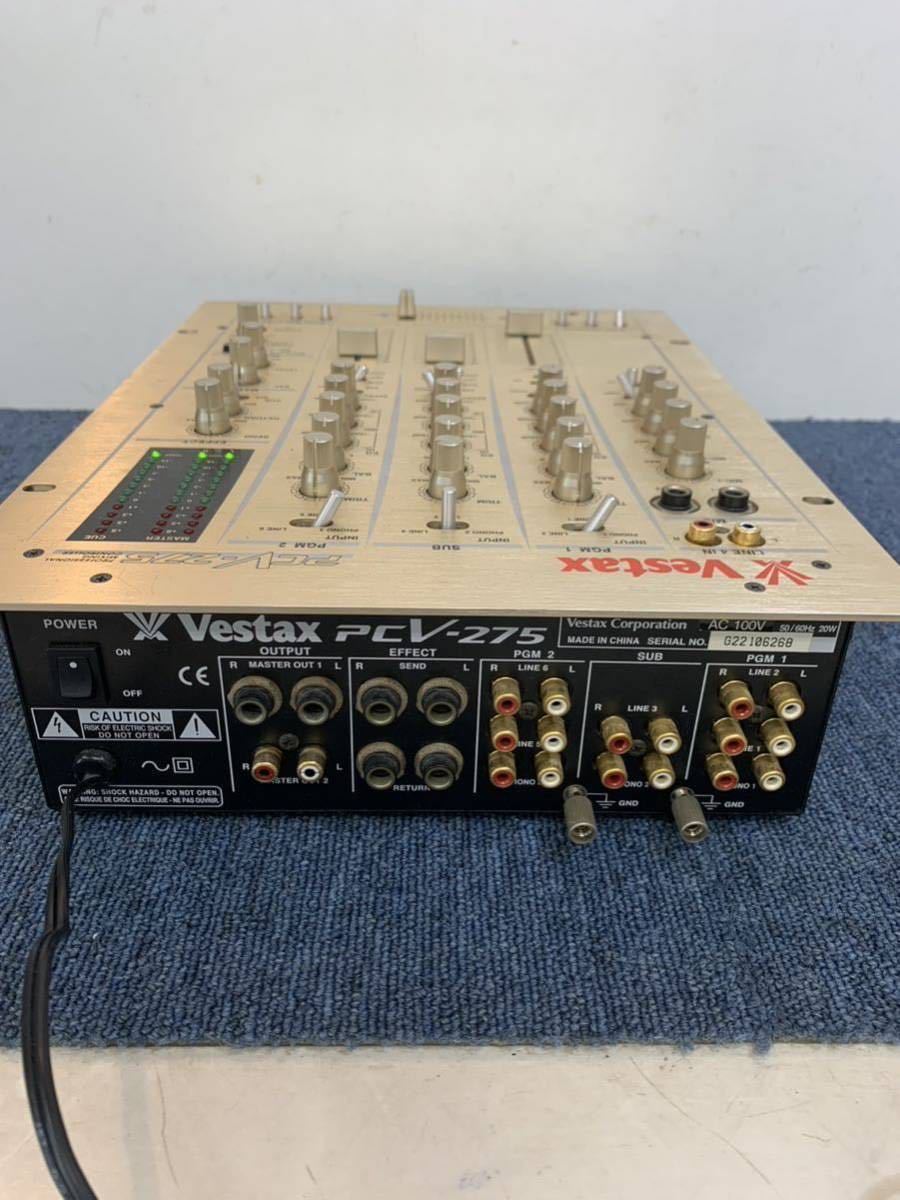 vestax pcv-275 ベスタスク　VESTAX DJミキサー　PCV-275 中古_画像6