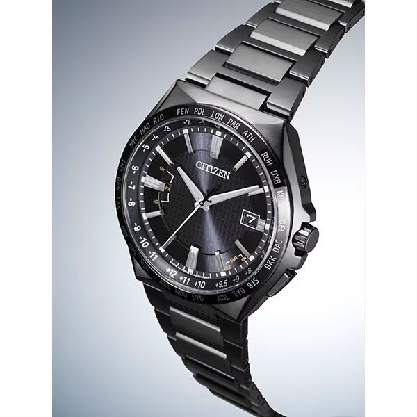 特価★CITIZEN シチズン ATTESA アテッサ CB0215-51E アクトライン ブラックチタン エコ・ドライブ電波時計 ソーラー電波時計 メンズ腕時計