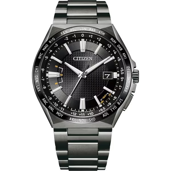 特価★CITIZEN シチズン ATTESA アテッサ CB0215-51E アクトライン ブラックチタン エコ・ドライブ電波時計 ソーラー電波時計 メンズ腕時計