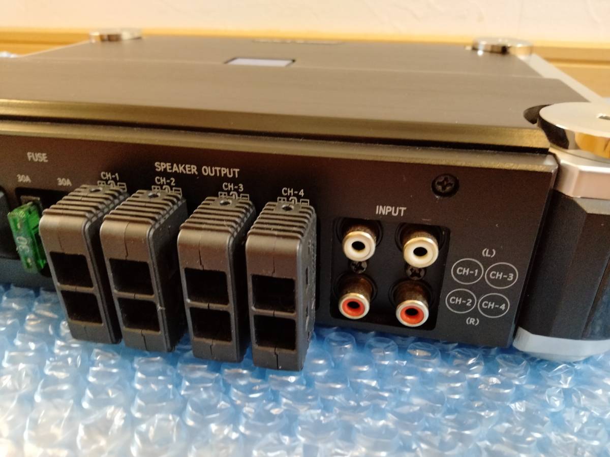 ALPINE アルパイン パワーアンプ PDX-4.100 4ch 100Wx4 動作品_画像7