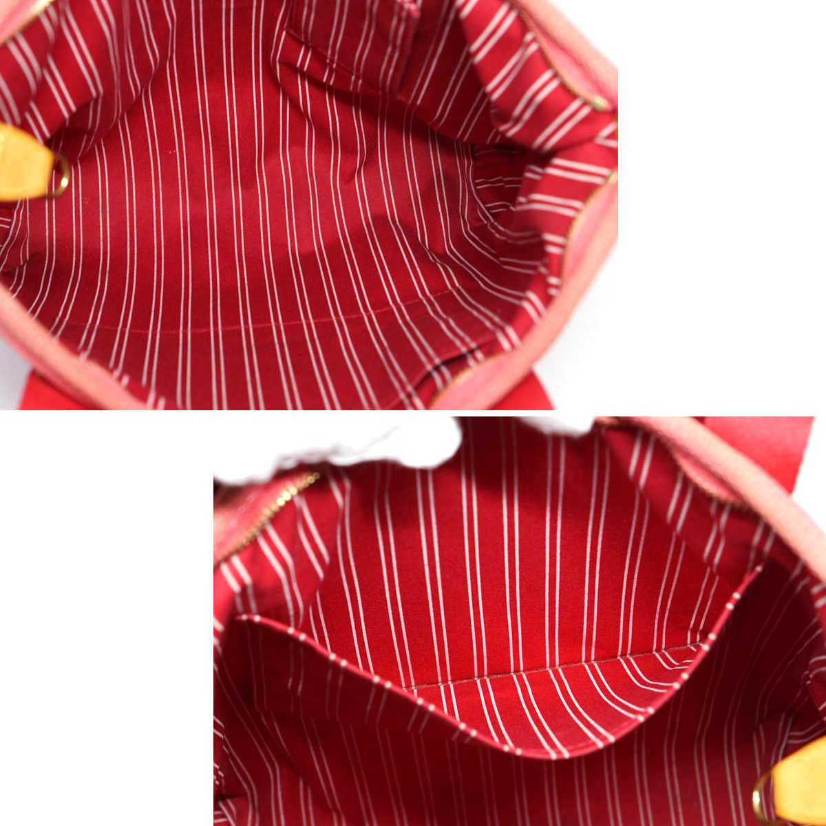 【良好品】Louis Vuitton アンティグア カバMM ハンドバッグ ローズ ピンク系 鞄 肩掛け 手提げ トートバッグ ANTIGUA レディース M40085_画像7