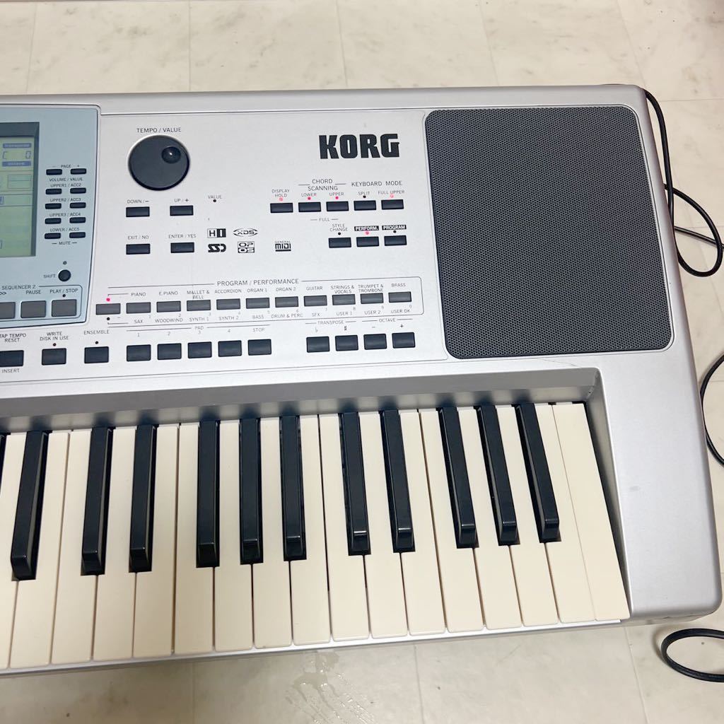 KORG PA50 電子ピアノ 通電確認のみ 電源コード無し