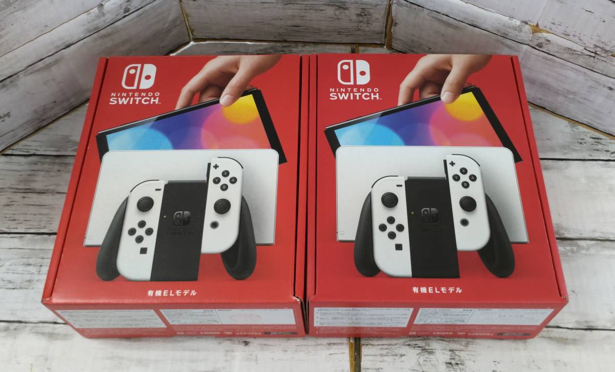 E02-1235 1円スタート 未使用品 Nintendo Switch(有機ELモデル) Joy