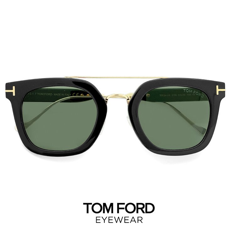 新品 メンズ トムフォード サングラス ft0541-k/s 01n ウェリントン ツーブリッジ TOM FORD tomford tf541-k tf541k ft541 ビック フレーム_画像1