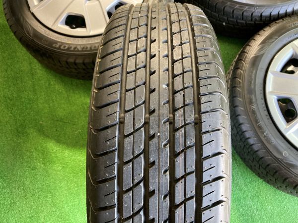 送料無料 ラジアルセット ホンダ 純正スチール ダンロップ エナセーブ 2030 185/60R15 2012年製造 イボ付き フィット シャトル グレイス_画像7