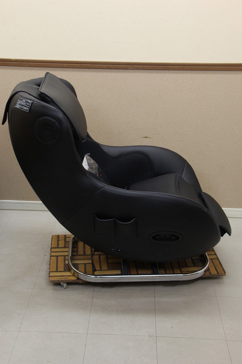 【引取歓迎】 フジ医療器 マッサージチェア (ブラック) LOWSTYLE MASSAGE CHAIR H (ロースタイルマッサージチェアH) AS-LS1-BK_画像6