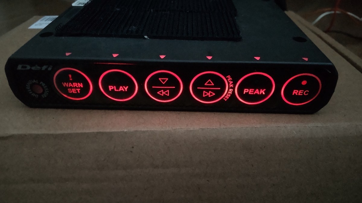 赤イルミ仕様 defi デフィ リンクメーター コントロールユニット 赤イルミ仕様 defi デフィ リンクメーター コントロールユニット