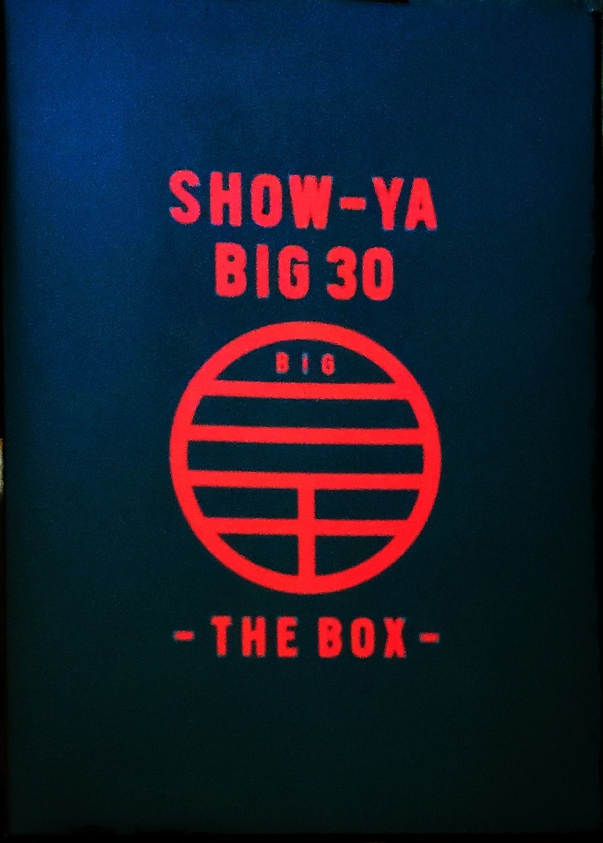 廃盤 新品即決 送料無料 レア 直筆サイン入りクリアファイル付 SHOW-YA BIG 30-THE BOX- 4DVD+4CD 国内正規品