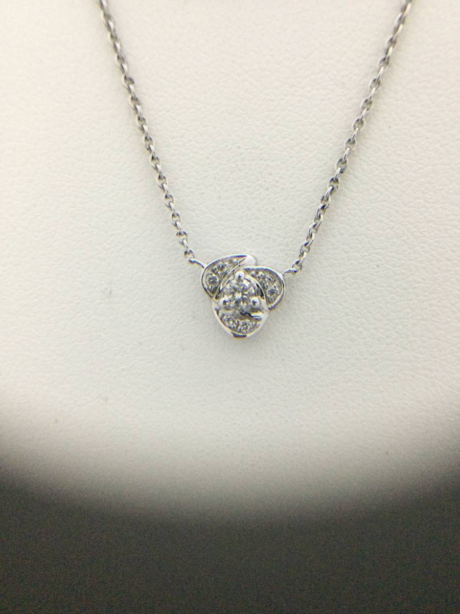 DE BEERS De Beers Flower in the Wind diamond necklace 18KTWG accessory [B945954]