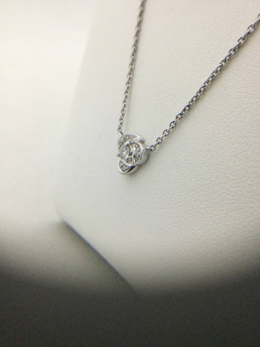 DE BEERS De Beers Flower in the Wind diamond necklace 18KTWG accessory [B945954]