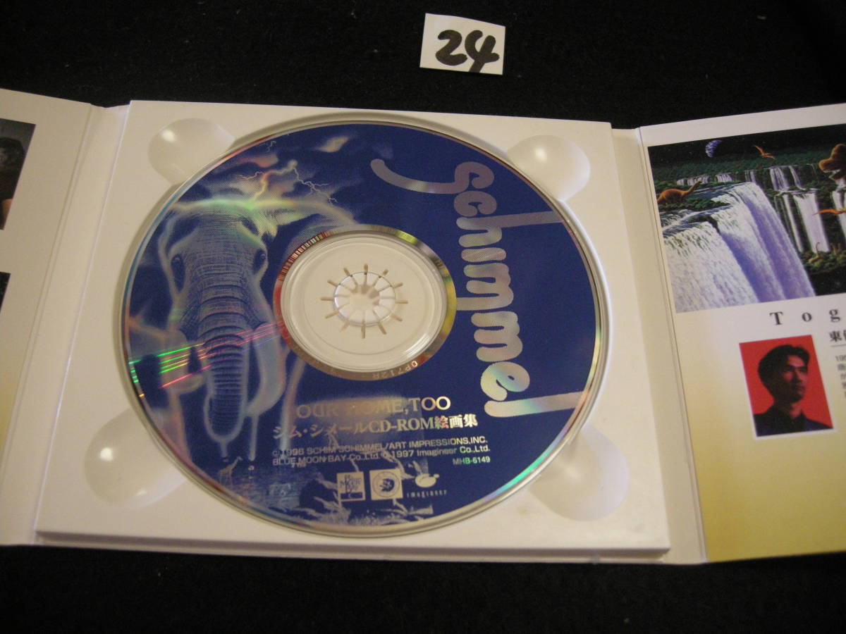 Ⅳ映像ＣＤ　シム・シメール　CD-ROM絵画集　サウンド：東儀 秀樹_画像3