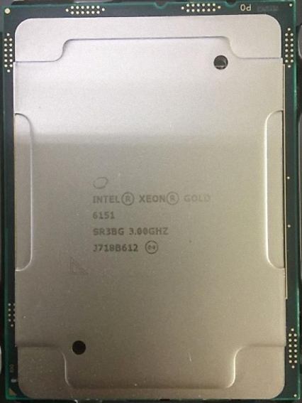 非常に高い品質 3.4/3.7GHz 3GHz 18C 6151 Gold Xeon Intel 24.75MB DDR4-2666 205W Xeon