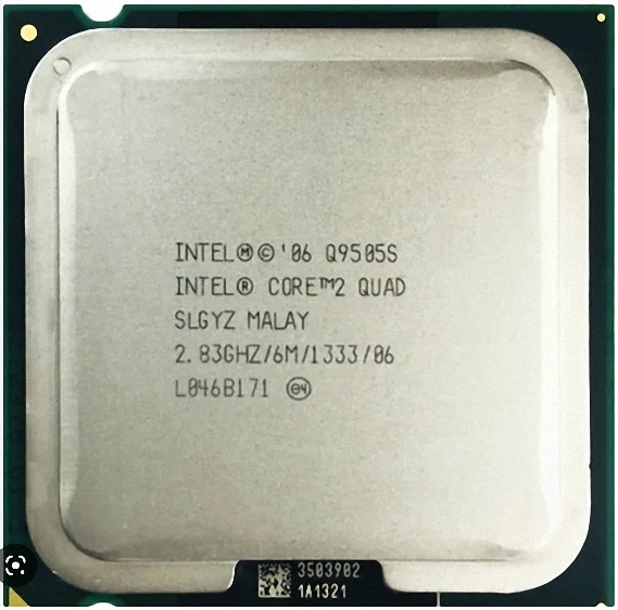 Intel Core 2 Quad Q9505S SLGYZ 4C 2.83GHz 3MB 65W LGA775_画像1