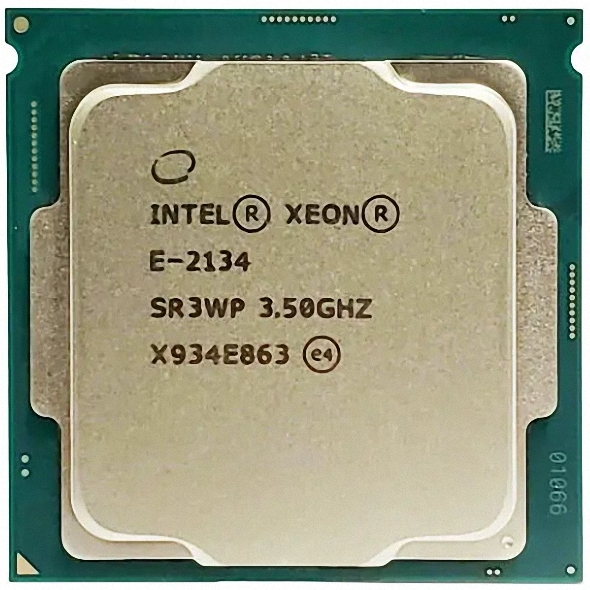 Intel Xeon E-2134 SR3WP 4C 3.5GHz 8MB 71W LGA1151_画像1