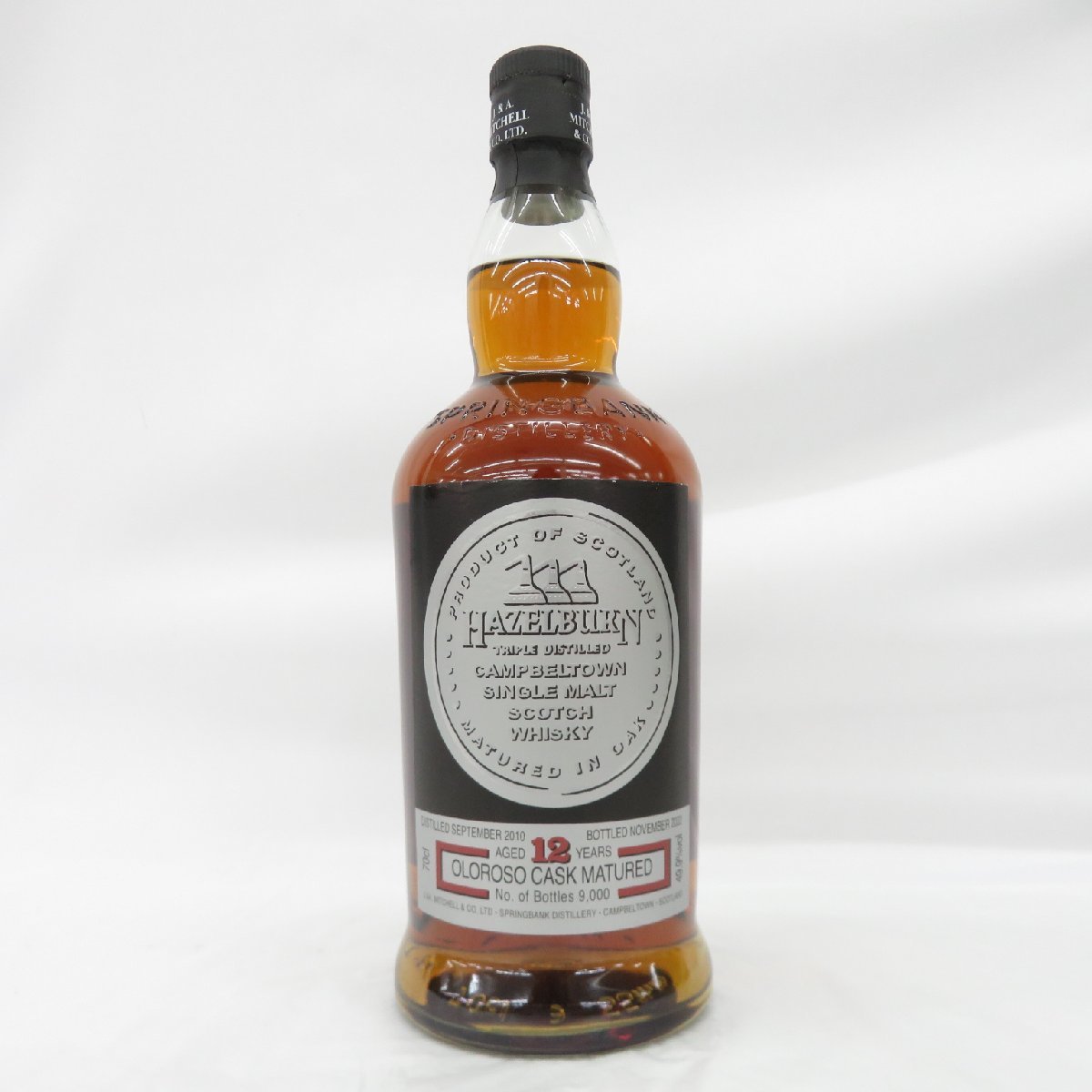 未開栓】HAZELBURN ヘーゼルバーン 12年 2010-2022 オロロソカス